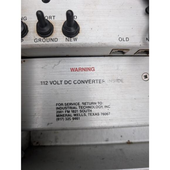 Vintage Industrial Technology Throwmaster 102A Telephone Cable Tester w Leads - Picture 8 of 16